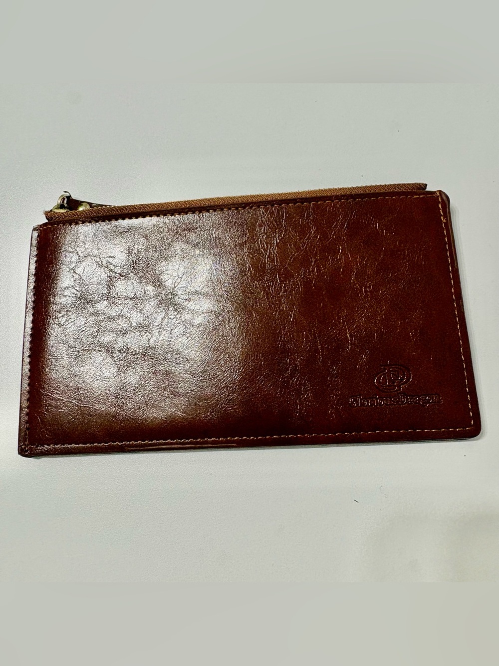 Classic Glorious Dragon Leather Wallet with distinctive embossed logo